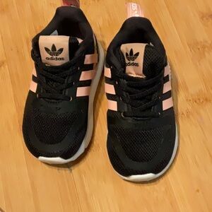 adidas Kids Shoes in Black and Pink
